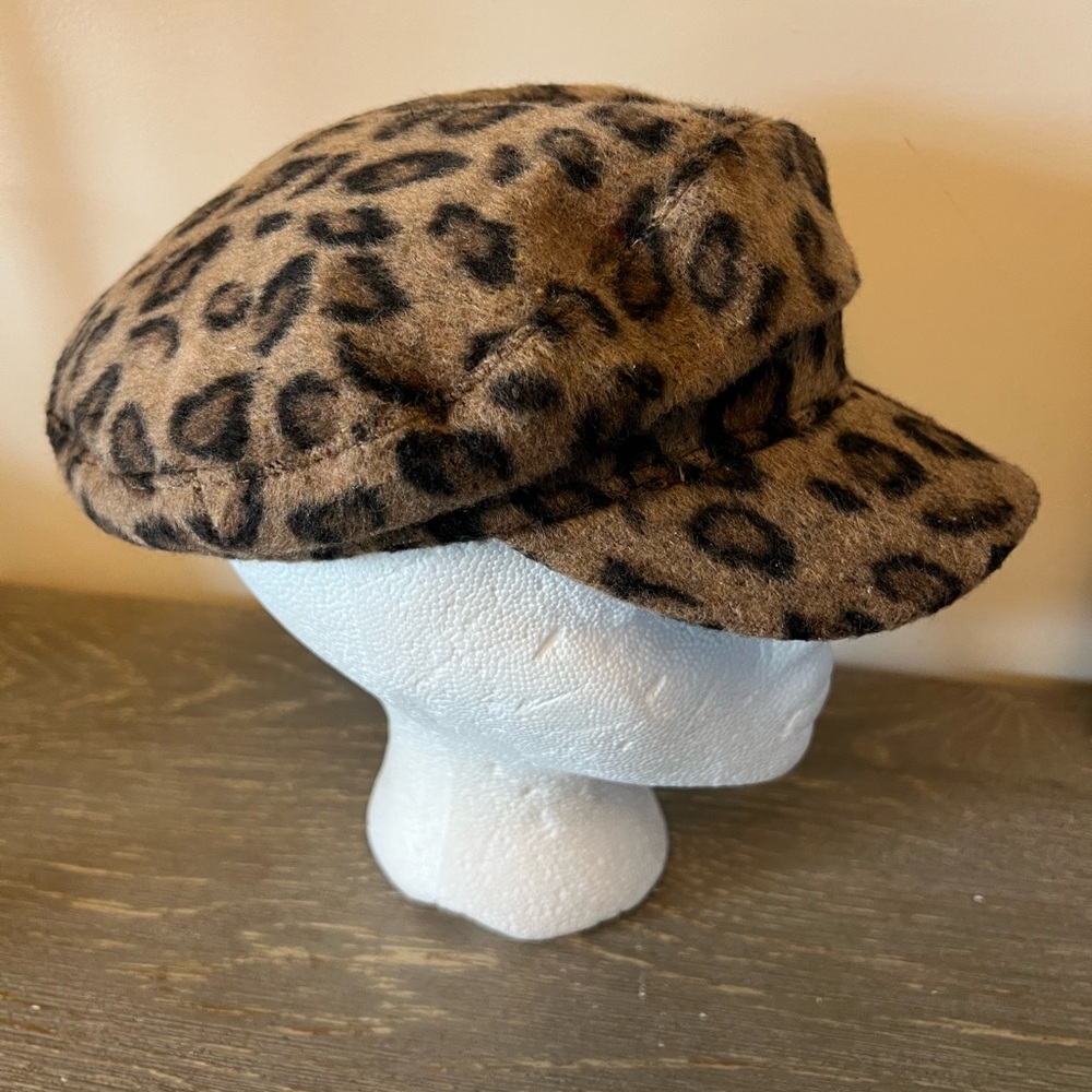 Free People 90’s Moss Leopard Cadet Hat - Picture 7 of 9